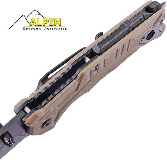 Alpin Tactical Series ZD-025C Σουγιάς Καφέ