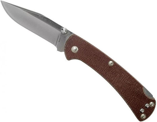 Buck 112 Slim Pro Джобно ножче Кафяв