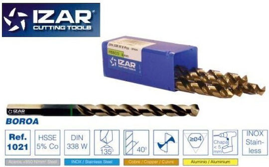 Izar Drill HSS for Metal 7.5x109mm