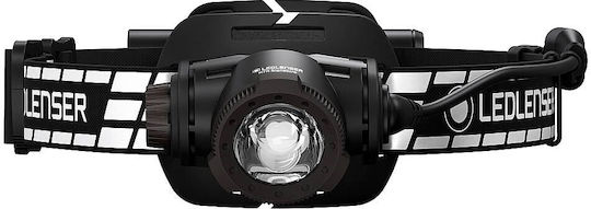 LedLenser Wiederaufladbar Stirnlampe LED IP67 mit maximaler Helligkeit 1200lm H7R Signature Schwarz