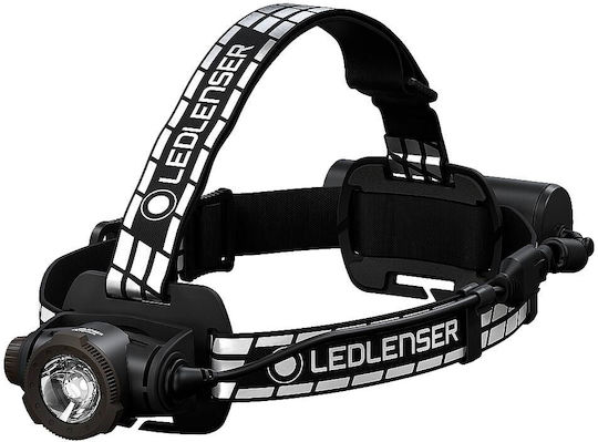 LedLenser Wiederaufladbar Stirnlampe LED IP67 mit maximaler Helligkeit 1200lm H7R Signature Schwarz