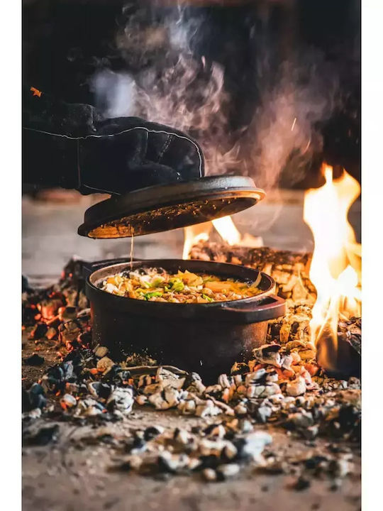 The Windmill Dutch Oven Round Cast Iron 23.5x21cm 1pcs