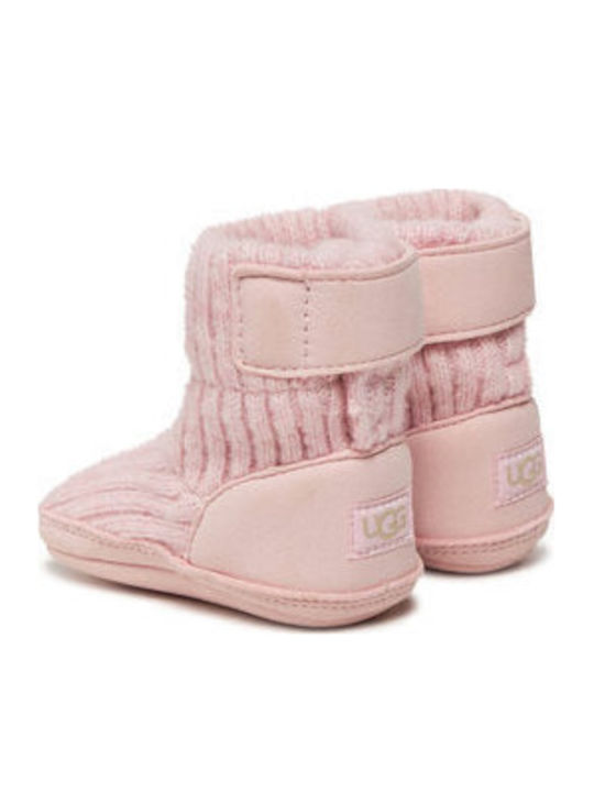 UGG Βρεφικά Παντοφλάκια Αγκαλιάς Ροζ Skylar