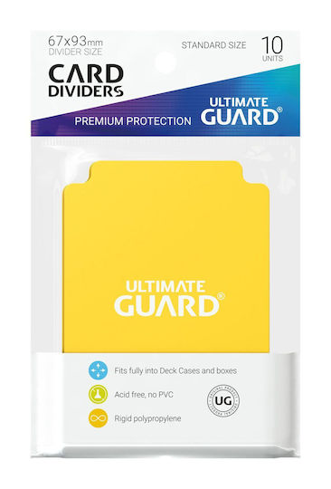 Ultimate Guard Card Dividers Card Divider Standard Size 10pcs Yellow