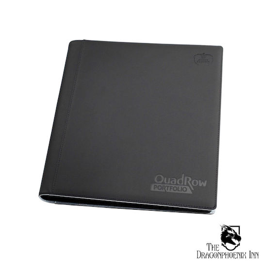 Ultimate Guard Game Accessory 12-Pocket (Quadrow) Pro-Binder Black UGD010423