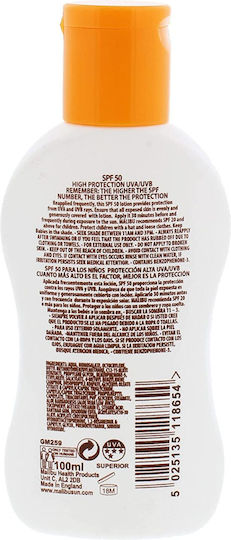Malibu Waterproof Copii Crema de Soare Emulsie SPF50 200ml