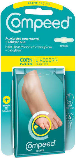 Compeed Επιθέματα με Gel για τους Κάλους Medium 6τμχ