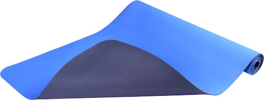 Athlopaidia Covor de exerciții fizice Yoga Albastru (173x61x0.4cm)