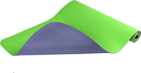 Athlopaidia Covor de exerciții fizice Yoga Albastru (173x61x0.4cm)