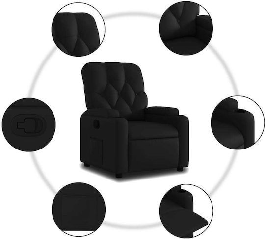 Фотьойл Relax С поставка за крака Dark 74x86.5x93.5см