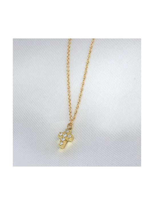 Gold Cross 14K with Chain