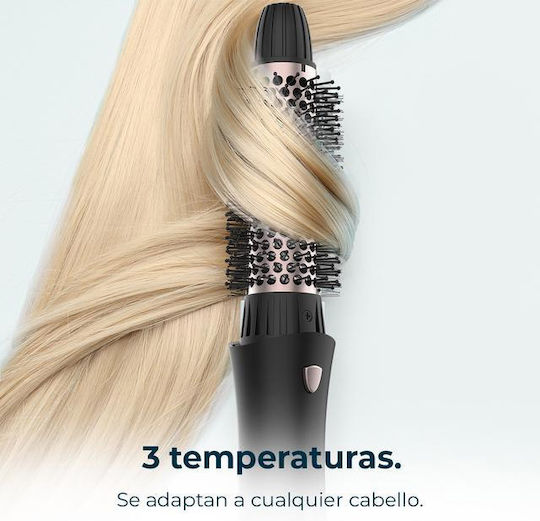 Cecotec Bamba CeramicCare 10in1 Styler Ceramic Electric Brush with Air for Straightening and Curls