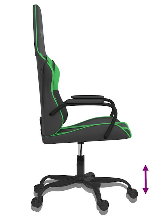 vidaXL 3143778 Καρέκλα Gaming Δερματίνης Μαύρη