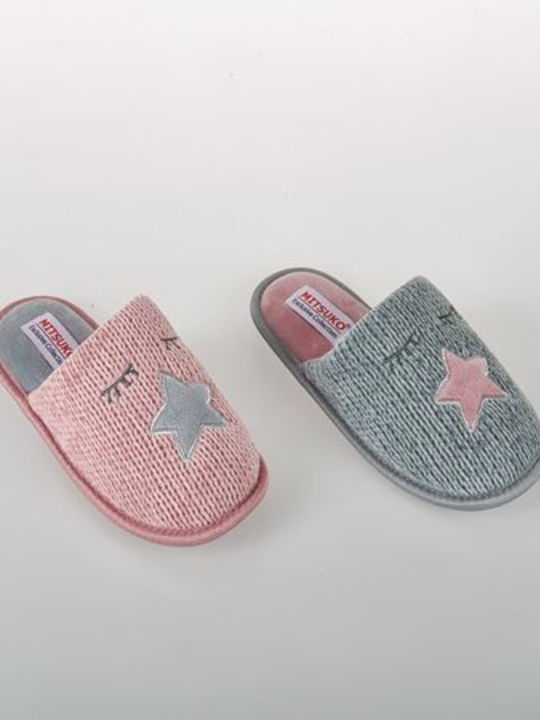 Mitsuko Kids Slippers Gray