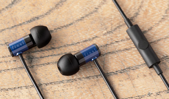 Final Audio Ακουστικά Ψείρες In Ear E1000C Μπλε