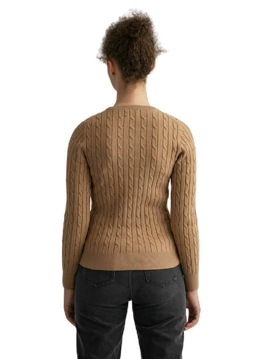 Gant Women's Long Sleeve Sweater Brown