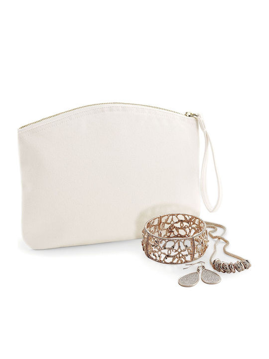 Necessaire in Beige Farbe