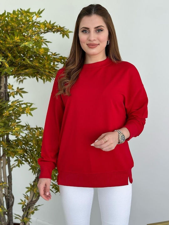 Concept Damen Bluse Langärmelig Rot