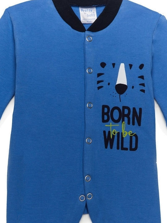 Pretty Baby Baby Bodysuit Set Long-Sleeved BORN WILD BLUE