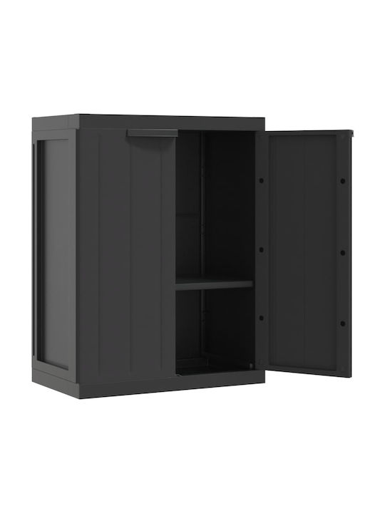 Double-leaf Polypropylene Outdoor Storage Cabinet 65x37x85 cm