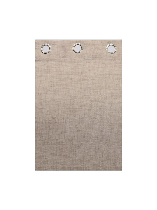 Viokarpet Пердета с Копчета Бежови 140x285см
