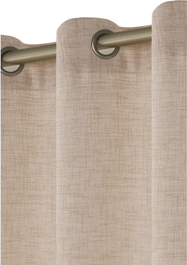 Viokarpet Пердета с Копчета Бежови 140x285см