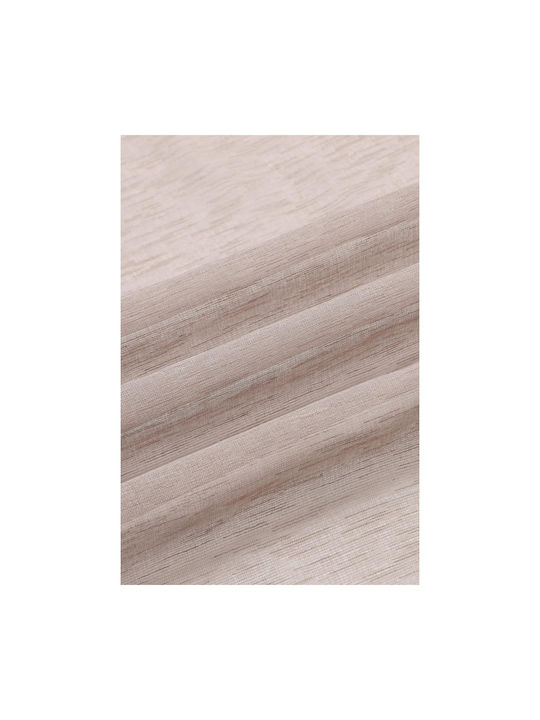 Viokarpet Vorhang mit Grommets Seraina Beige 140x285cm