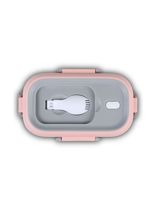 Nava Δοχείο Φαγητού Inox Ροζ 800ml
