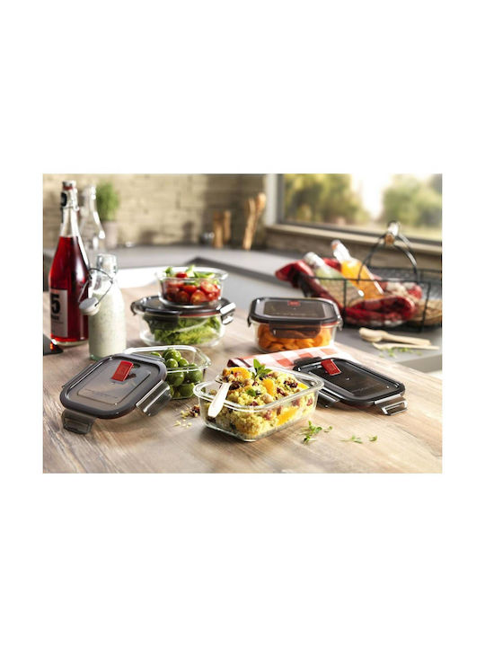 Zwilling J.A. Henckels Microwave Glass Lunch Box Black 1400ml
