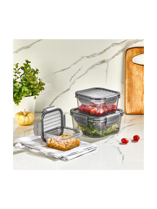 Qlux Lunchbox Kunststoff Gray 400ml 1Stück