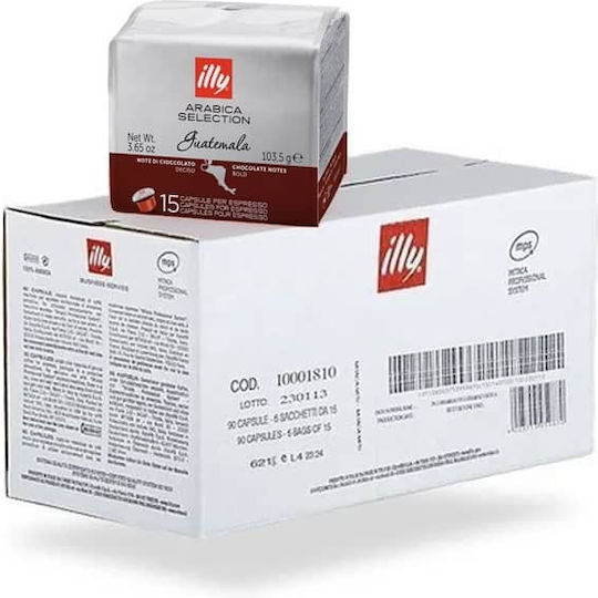 Illy Capsules Espresso Iperespresso Guatemala Compatible with Machine Mitaca 90caps,tobolek