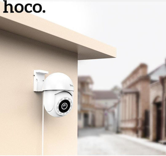 Hoco D2 IP Κάμερα Παρακολούθησης Wi-Fi Full HD+ 3MP Αδιάβροχη με Ηχείο