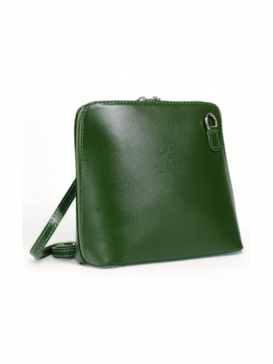 Passaggio Leather Leather Women's Bag Crossbody Green