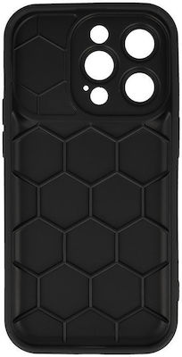 Powertech Camera Protected Back Cover Σιλικόνης Ανθεκτικό Μαύρο (iPhone 15 Pro Max)