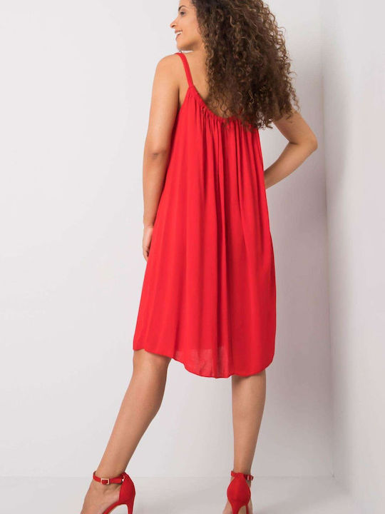 Och Bella Summer Mini Dress Red