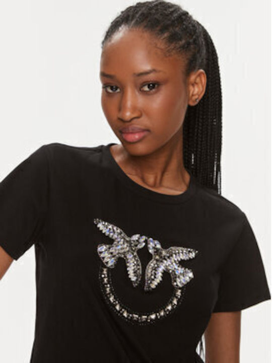 Pinko Quentin Women's T-shirt Black.