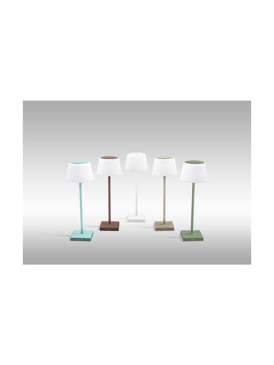 Century Desktop Outdoor Floor Lamp 4W with Warm White Light IP54 White