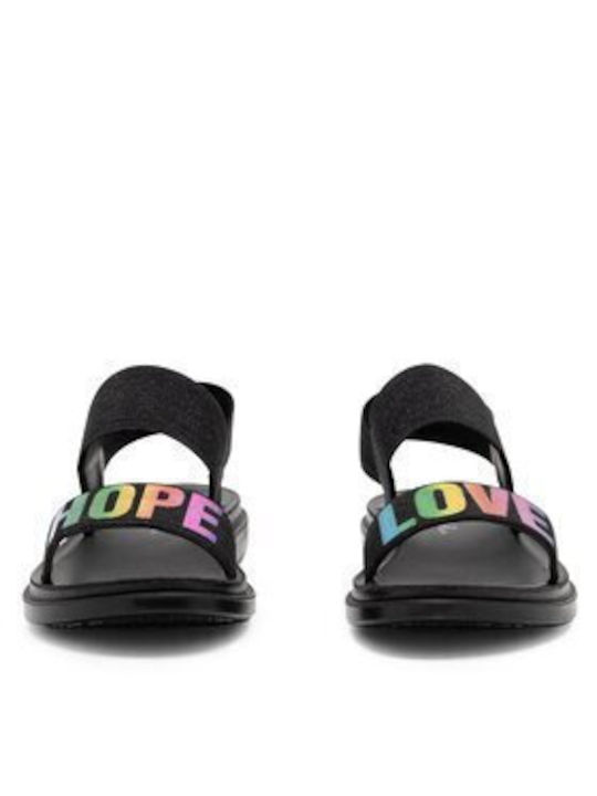 Sandale Copii Negre CSS20370-00 Sandale Negre NELLI BLU