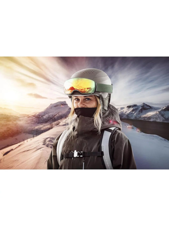 Alpina Ski & Snowboard Goggles Kids Black with Lens in Black Color