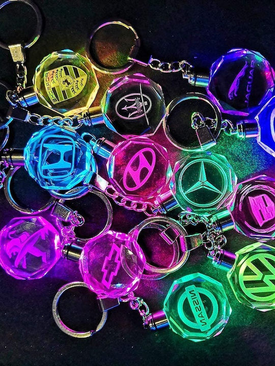 Schlüsselanhänger Glas mit LED Hyundai