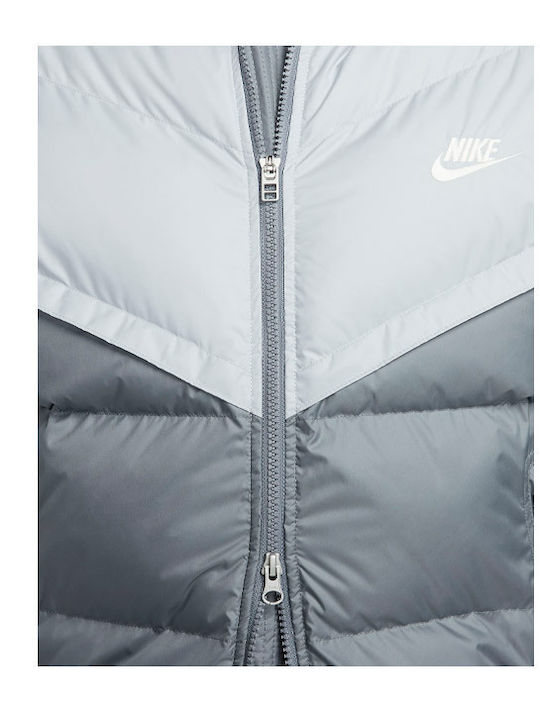 Storm-fit Windrunner Primaloft Winter Jacket Puffer Gray