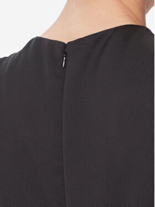 Sommer Midi Abendkleid Schwarz