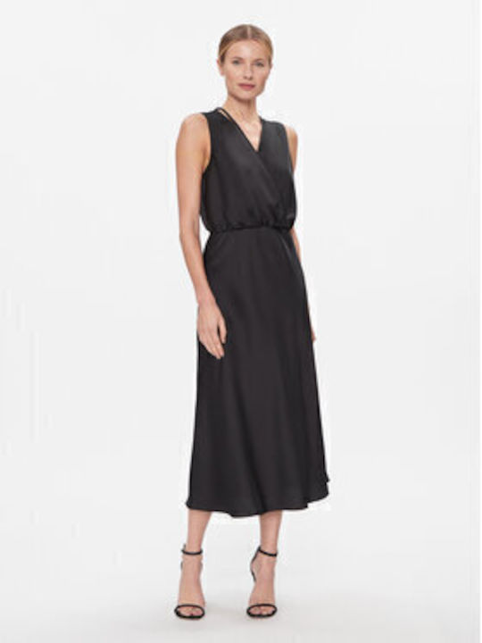 Sommer Midi Abendkleid Schwarz