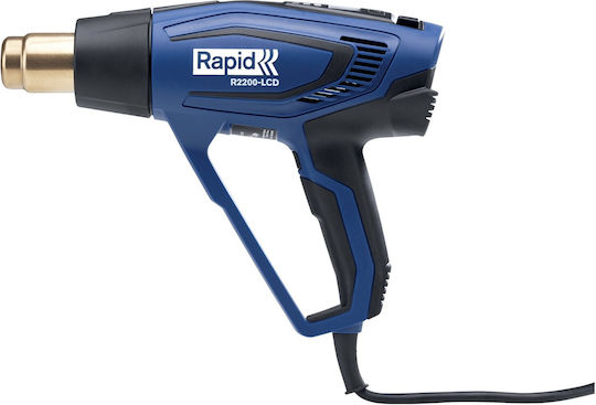 Rapid 5001447 Пистолет за горещ въздух 2200W с регулиране на температурата до 650°C