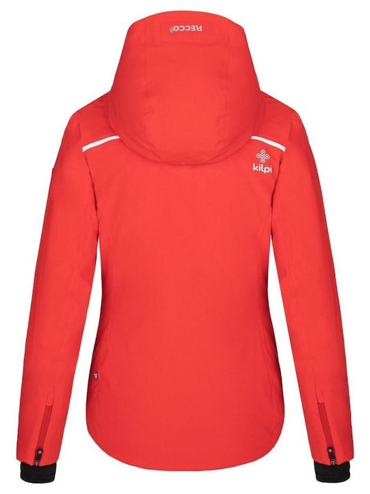 Kilpi Cortini SLS105KI-RED Γυναικείο Μπουφάν για Σκι & Snowboard Κόκκινο