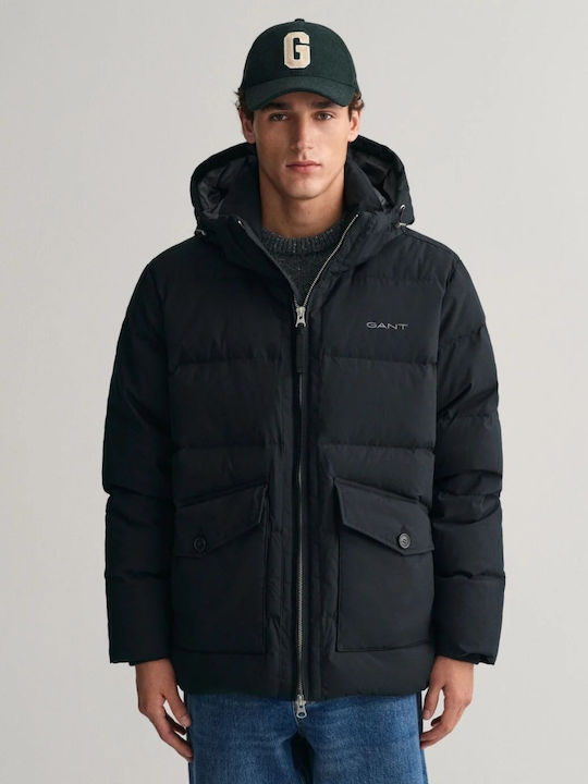 Alt Geci Barbati Iarna Puffer Waterproof Negru