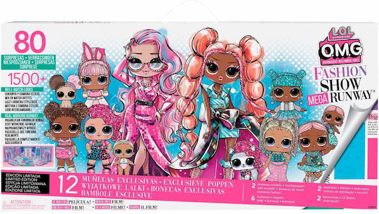 MGA Entertainment Fashion Show Mega Runway Playset with 80 Surprises Кукла за 4++ години