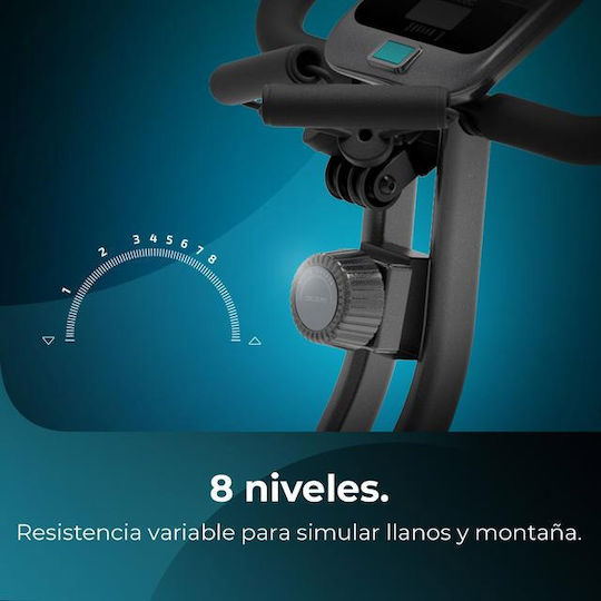 Cecotec DrumFit X-Bike 3000 Neo Pro Αναδιπλούμενο Όρθιο Ποδήλατο Γυμναστικής Μαγνητικό με Ροδάκια