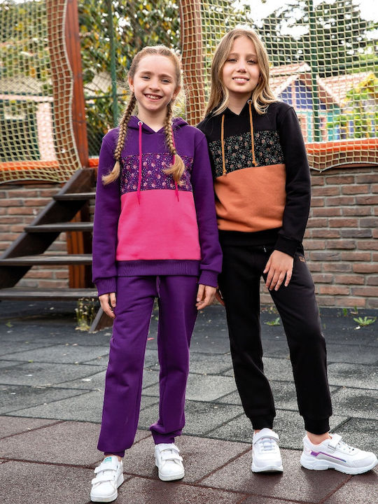 Kinder Sweatpants Set - Jogginganzug Purple 2Stück