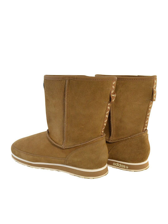 Seneo Casual Mid W Suede Women's Ankle Boots Brown